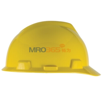 ÷˼��MSA 9112818 V-Gard ��׼��PE��ȫñ ��ɫ