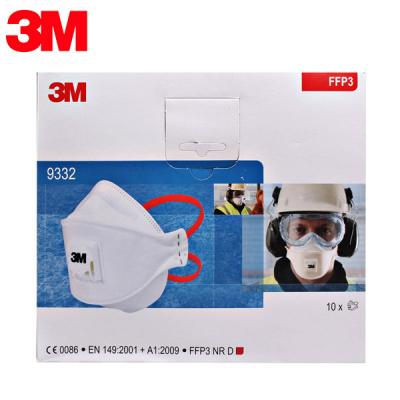 3M 9332 FFP3���ִ����۵�ʽ�����﹤ҵ�۳�͸���������֡�ͣ����