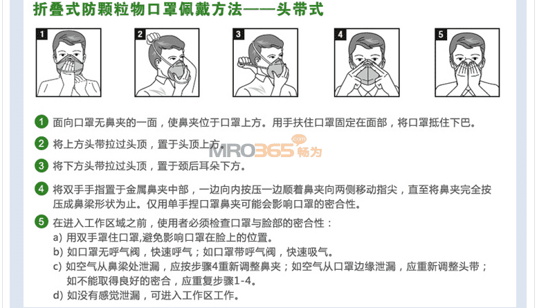 3M 9001A折叠式耳带式防尘口罩